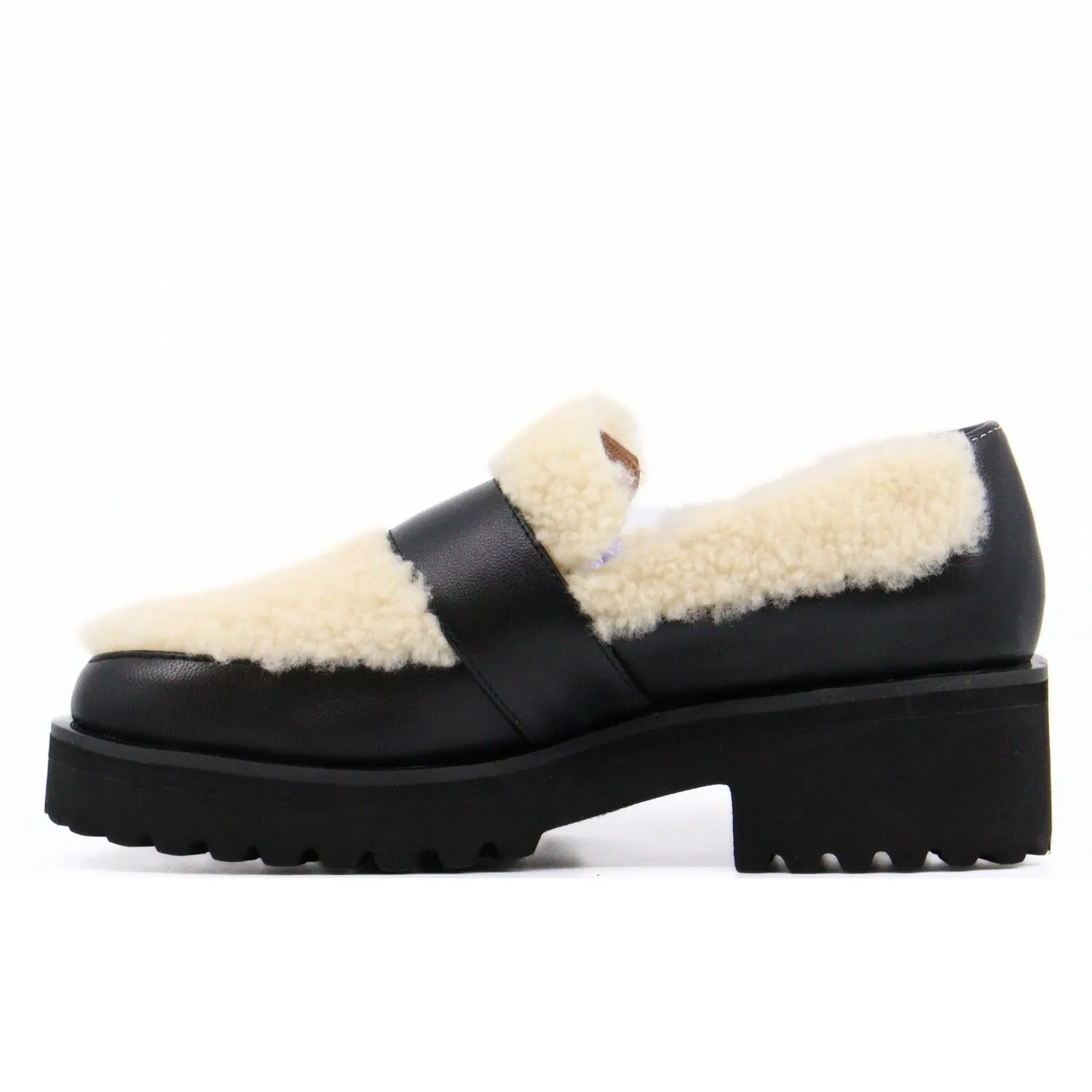 Women's Sherpa Loafer In Black