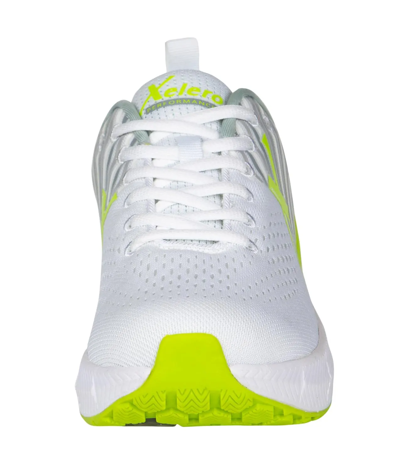 Women's Steadfast Running Shoes - Medium Width In White/kiwi