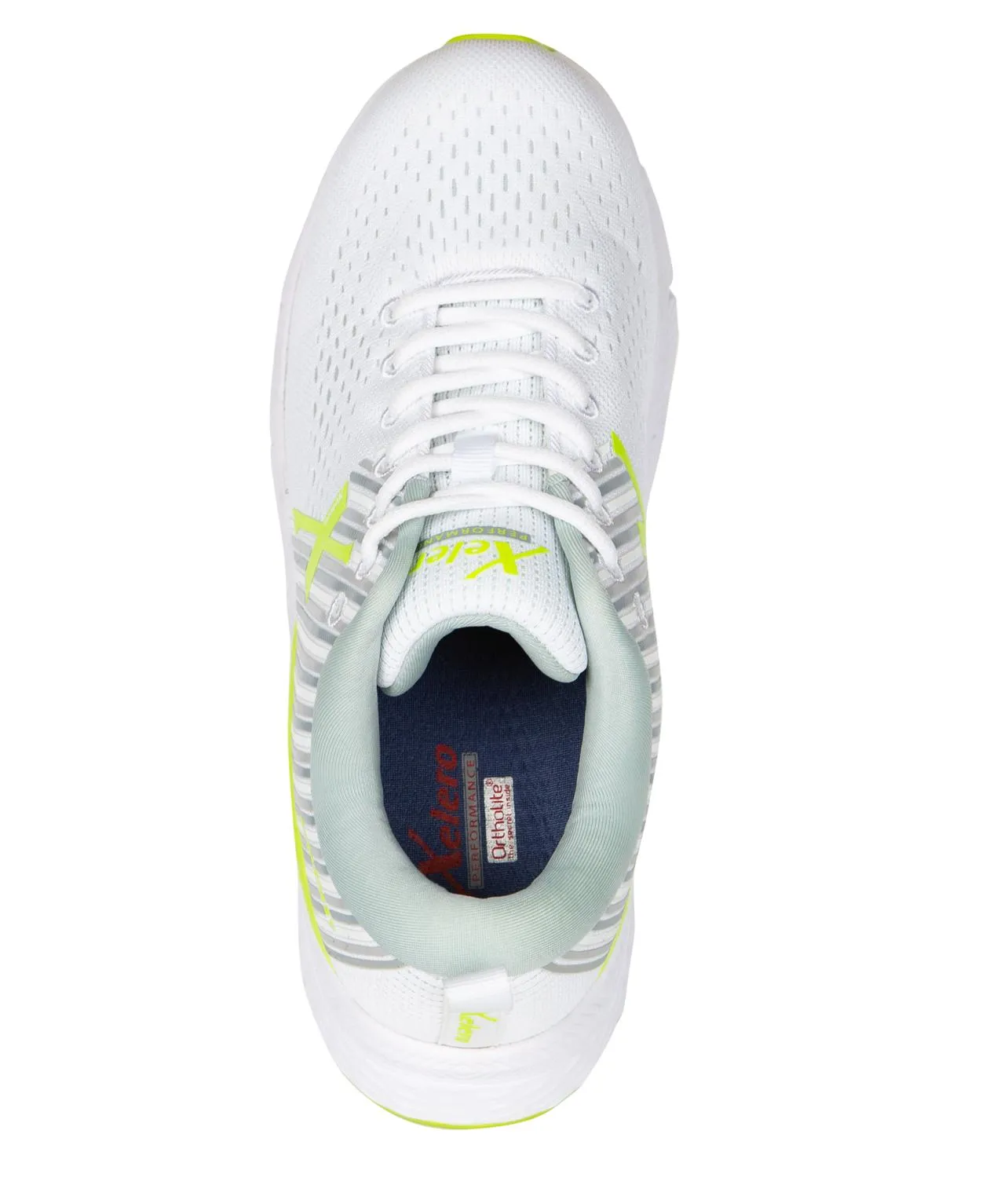 Women's Steadfast Running Shoes - Medium Width In White/kiwi