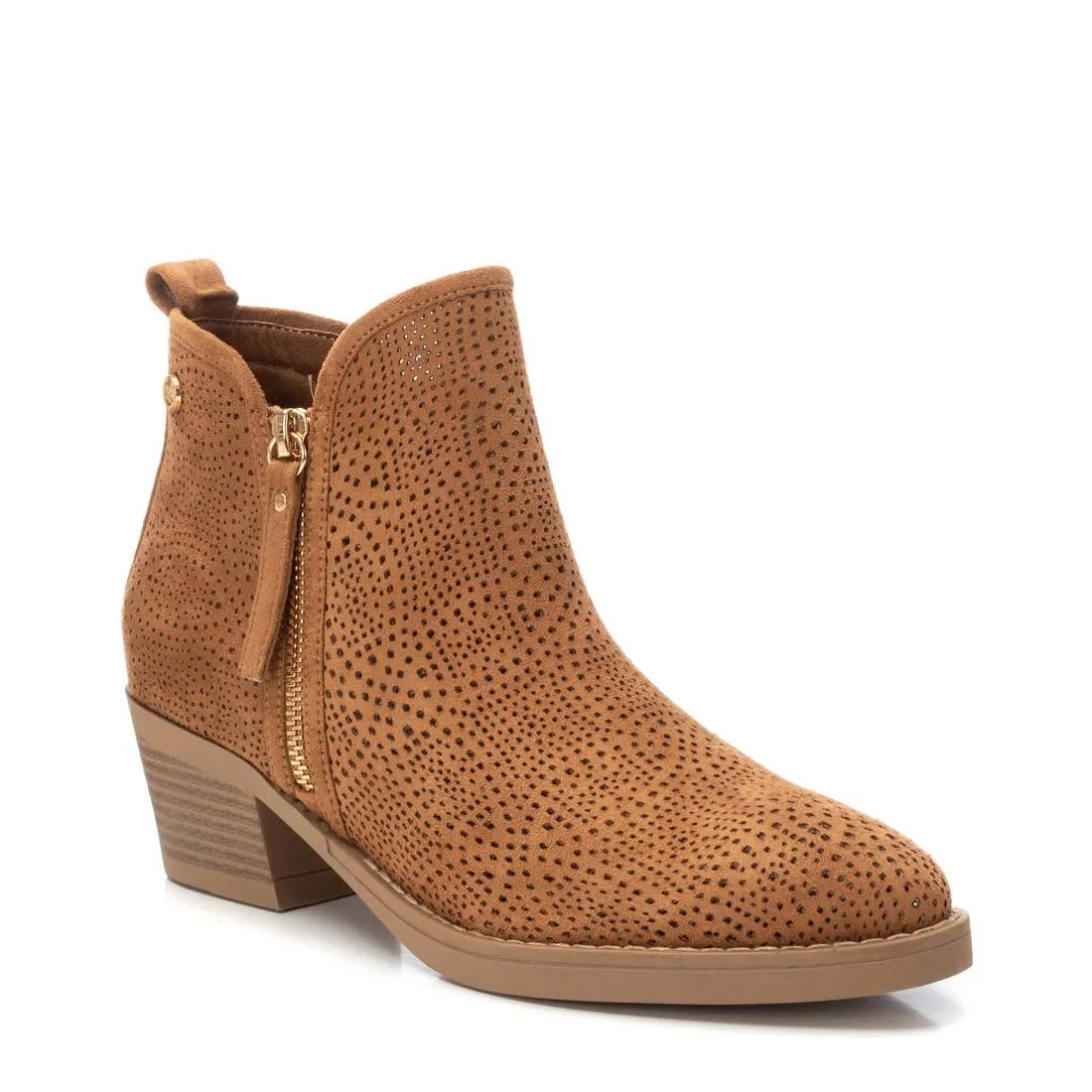 Women's Suede Ankle Booties By XTI