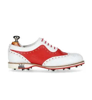 Women's Tivoli Golf Shoes In White/red