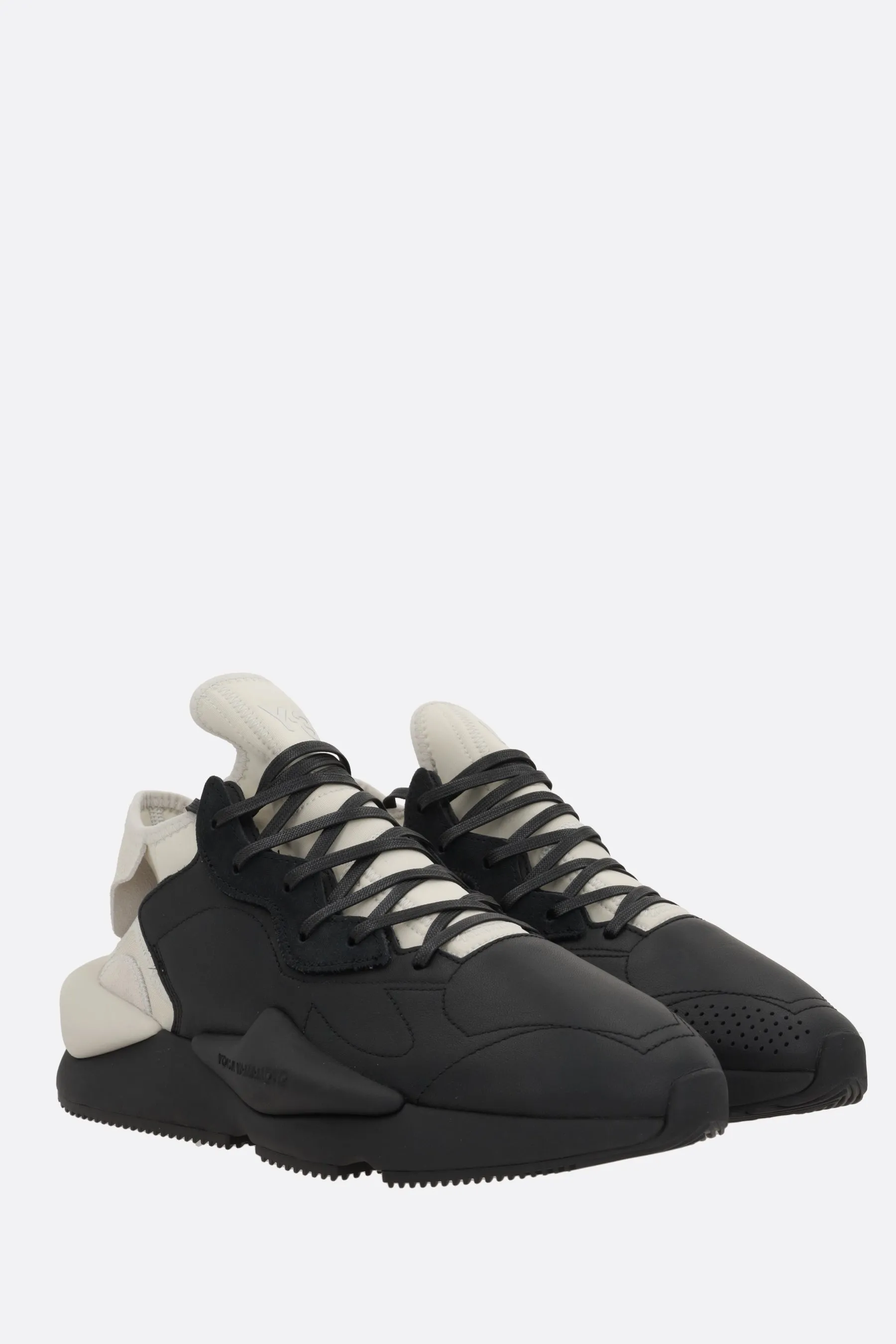 Y-3 Kaiwa sneakers in leather and neoprene