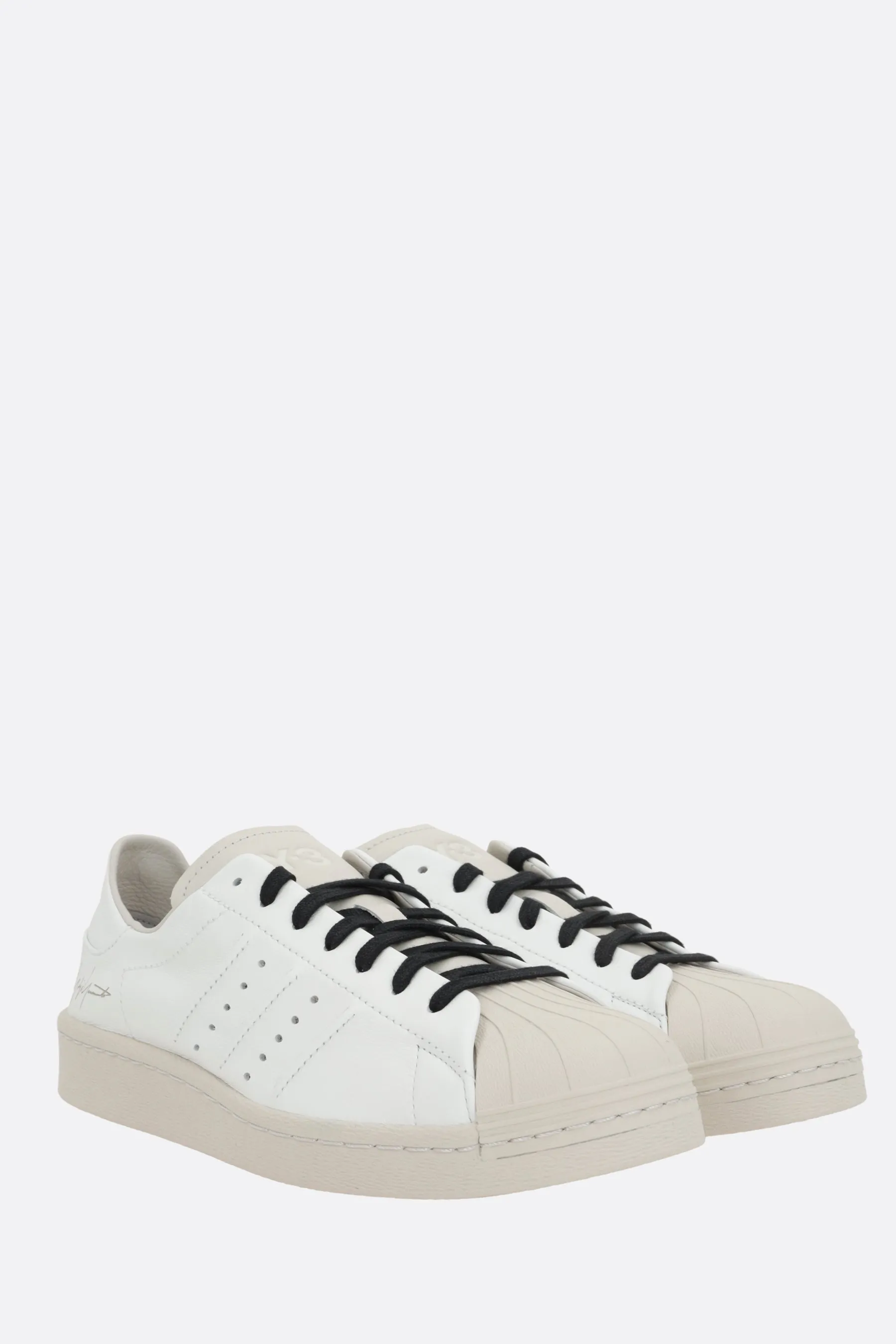 Y-3 Superstar sneakers in smooth leather