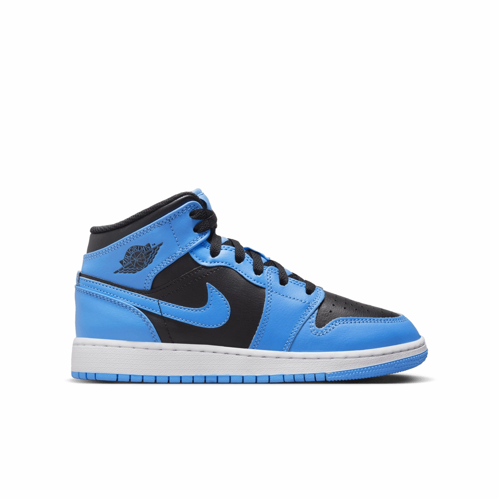 YOUTH AIR JORDAN 1 MID UNIVERSITY BLUE