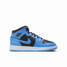 YOUTH AIR JORDAN 1 MID UNIVERSITY BLUE