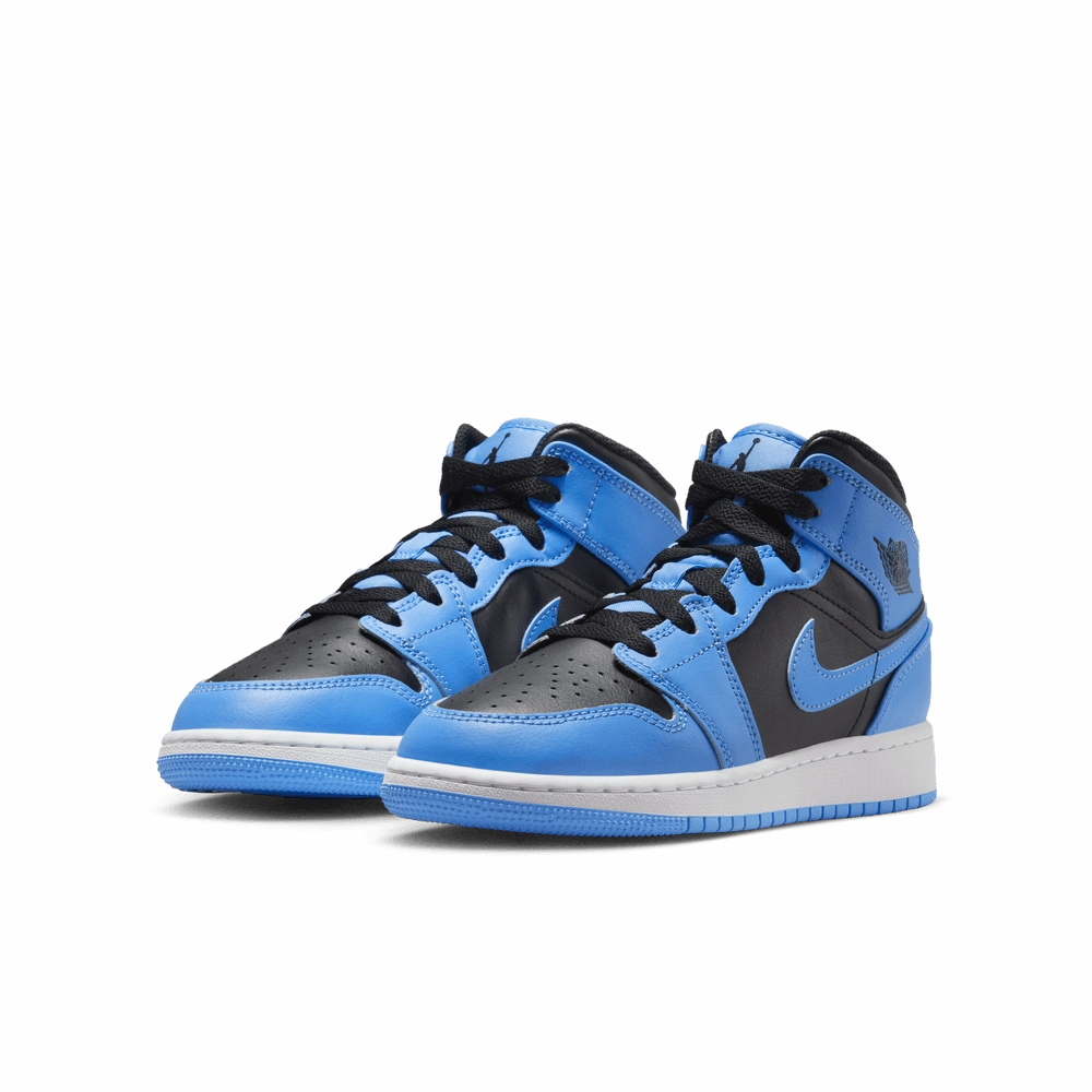 YOUTH AIR JORDAN 1 MID UNIVERSITY BLUE